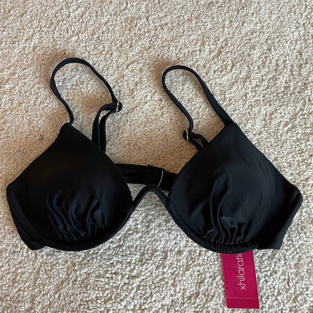 Xhilaration Black Small Bikini Top